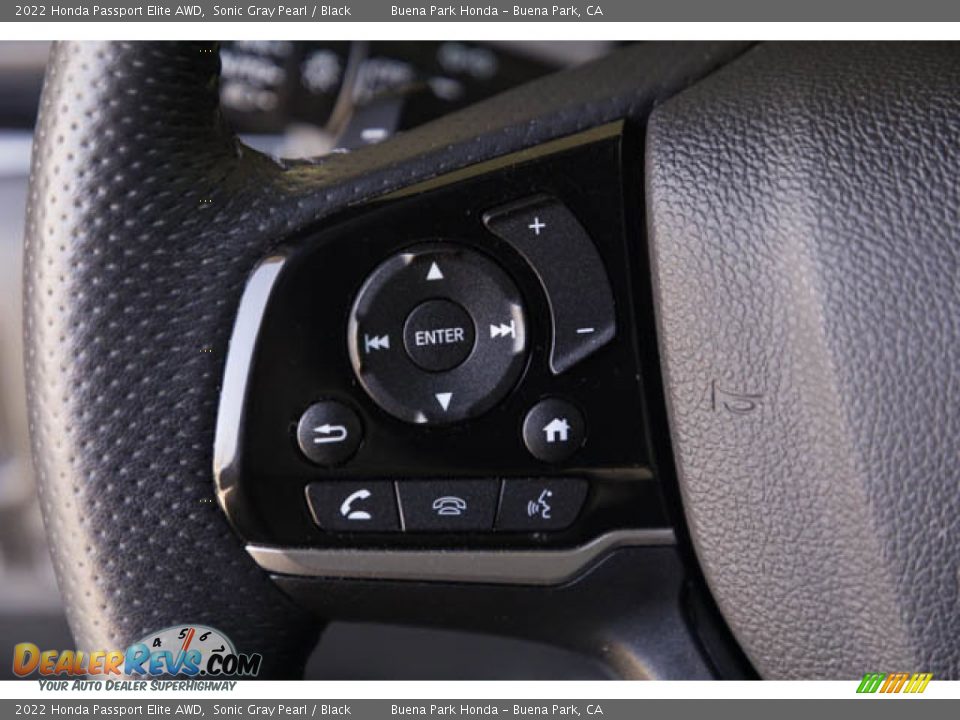 2022 Honda Passport Elite AWD Steering Wheel Photo #15