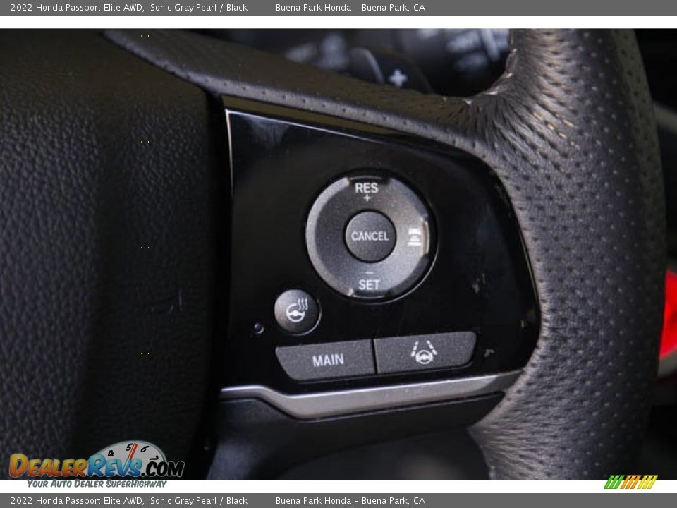 2022 Honda Passport Elite AWD Steering Wheel Photo #16