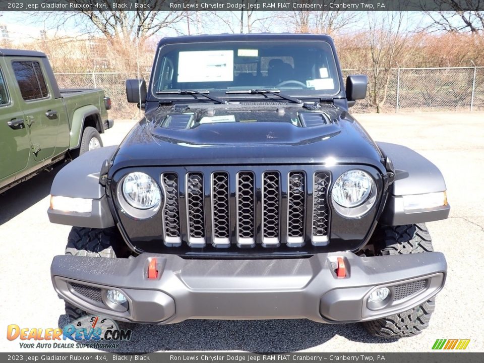 2023 Jeep Gladiator Rubicon 4x4 Black / Black Photo #2