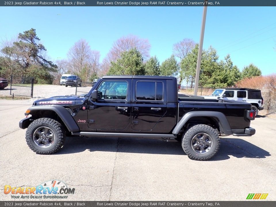 2023 Jeep Gladiator Rubicon 4x4 Black / Black Photo #8