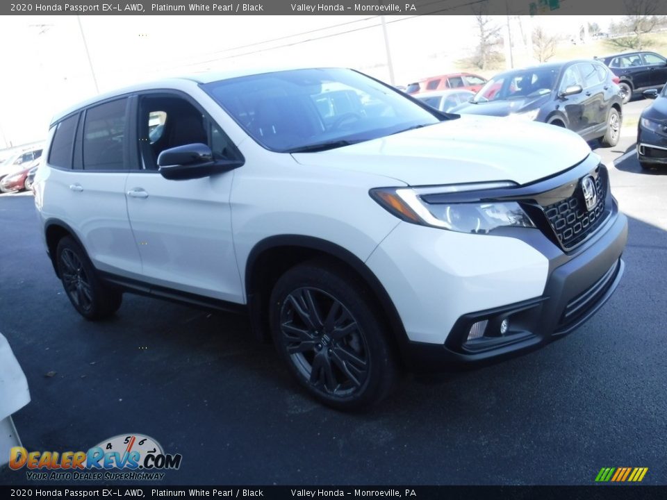 2020 Honda Passport EX-L AWD Platinum White Pearl / Black Photo #6