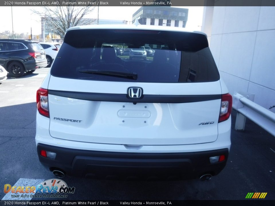 2020 Honda Passport EX-L AWD Platinum White Pearl / Black Photo #9