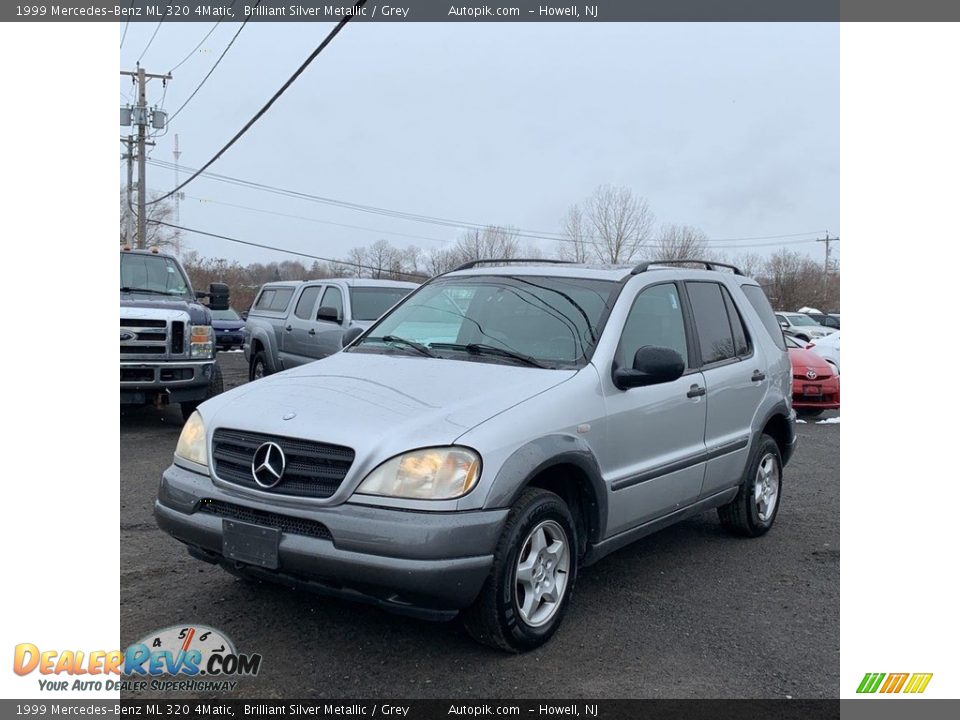 1999 Mercedes-Benz ML 320 4Matic Brilliant Silver Metallic / Grey Photo #1