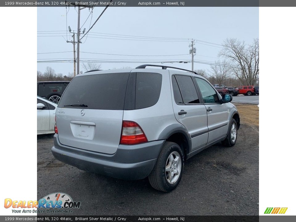 1999 Mercedes-Benz ML 320 4Matic Brilliant Silver Metallic / Grey Photo #5