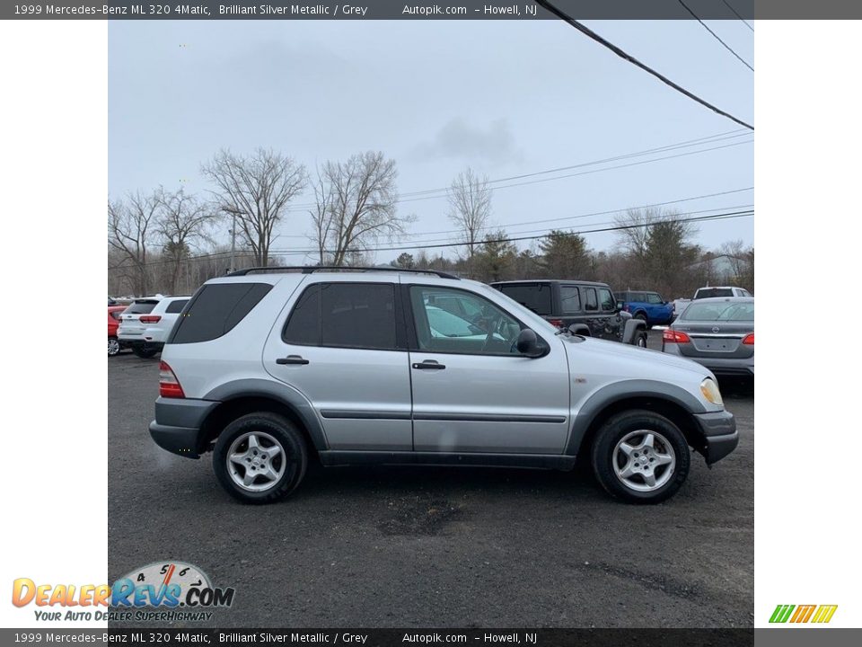 1999 Mercedes-Benz ML 320 4Matic Brilliant Silver Metallic / Grey Photo #6