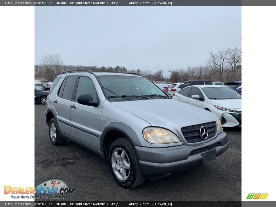 1999 Mercedes-Benz ML 320 4Matic Brilliant Silver Metallic / Grey Photo #7