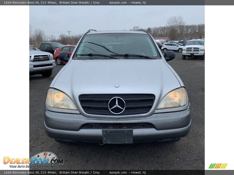 1999 Mercedes-Benz ML 320 4Matic Brilliant Silver Metallic / Grey Photo #8