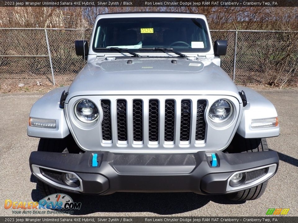 2023 Jeep Wrangler Unlimited Sahara 4XE Hybrid Silver Zynith / Black Photo #2