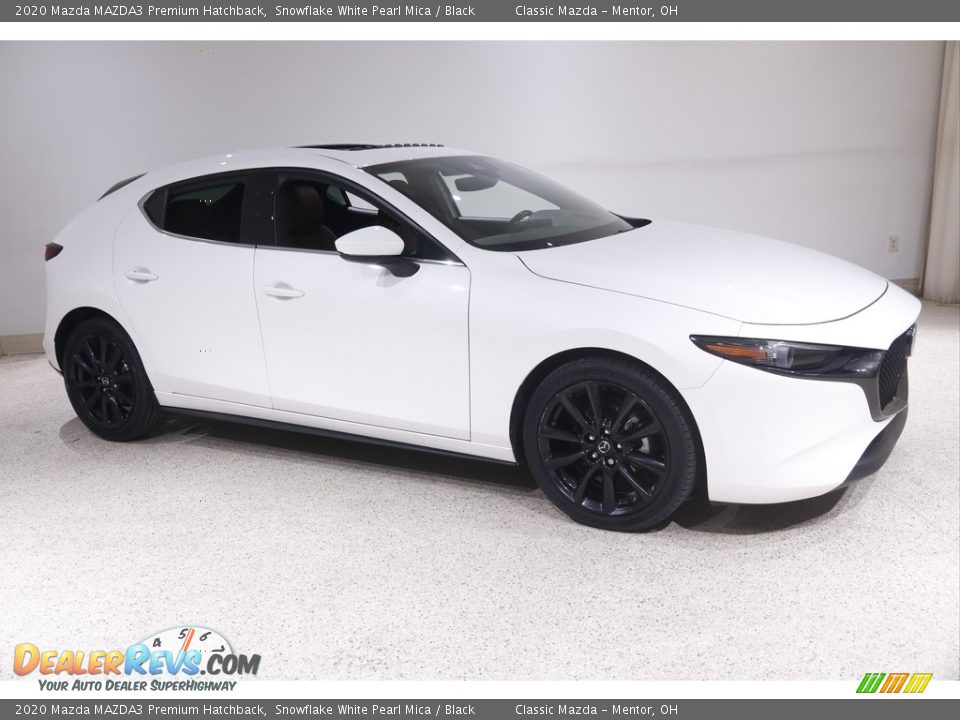 Snowflake White Pearl Mica 2020 Mazda MAZDA3 Premium Hatchback Photo #1