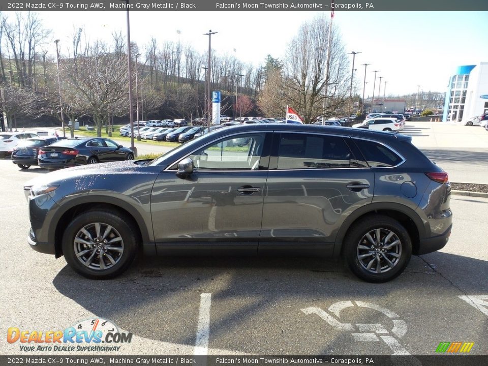 2022 Mazda CX-9 Touring AWD Machine Gray Metallic / Black Photo #5