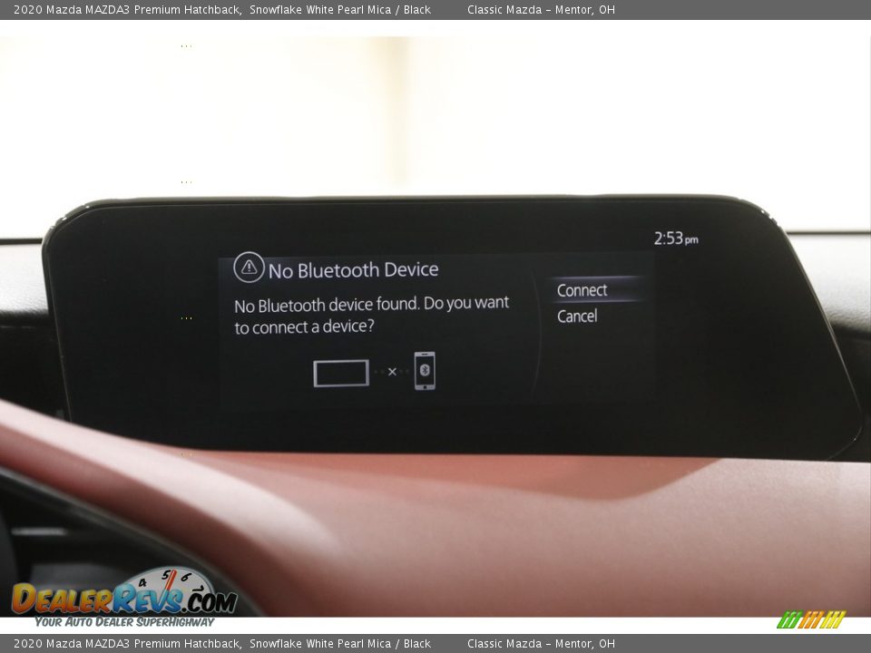 2020 Mazda MAZDA3 Premium Hatchback Snowflake White Pearl Mica / Black Photo #10