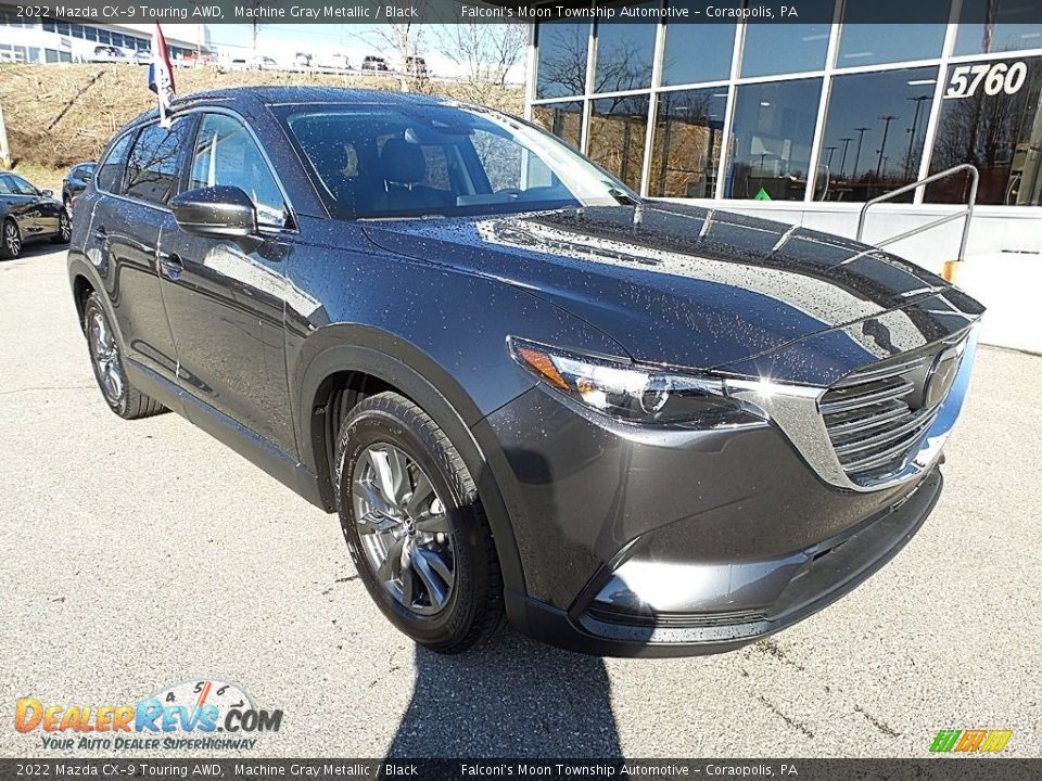 2022 Mazda CX-9 Touring AWD Machine Gray Metallic / Black Photo #8