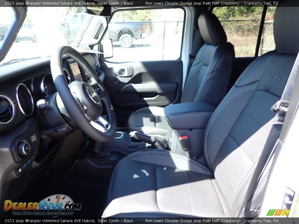 2023 Jeep Wrangler Unlimited Sahara 4XE Hybrid Silver Zynith / Black Photo #10