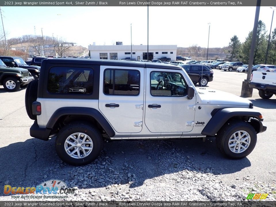 2023 Jeep Wrangler Unlimited Sport 4x4 Silver Zynith / Black Photo #6