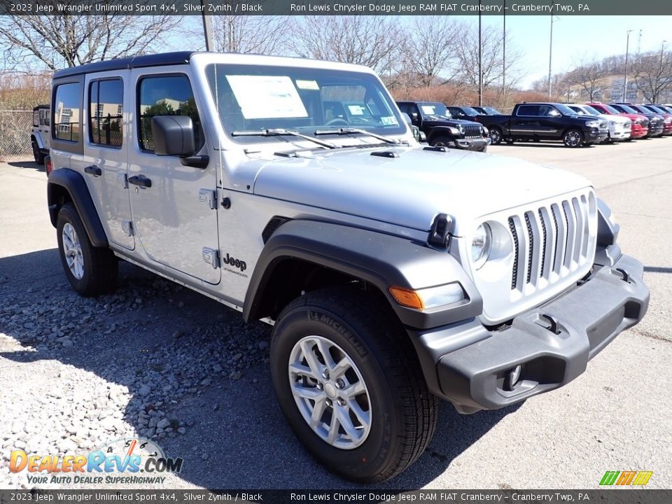 Silver Zynith 2023 Jeep Wrangler Unlimited Sport 4x4 Photo #7