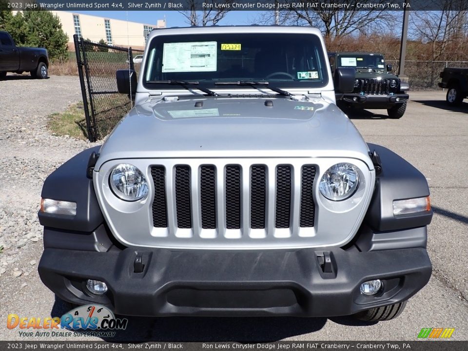 2023 Jeep Wrangler Unlimited Sport 4x4 Silver Zynith / Black Photo #8