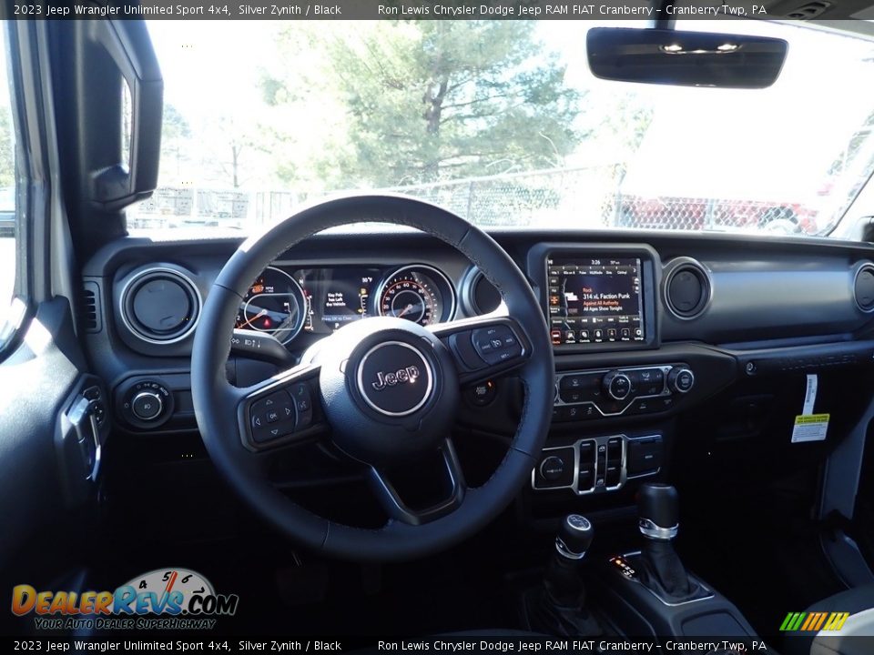 2023 Jeep Wrangler Unlimited Sport 4x4 Silver Zynith / Black Photo #13