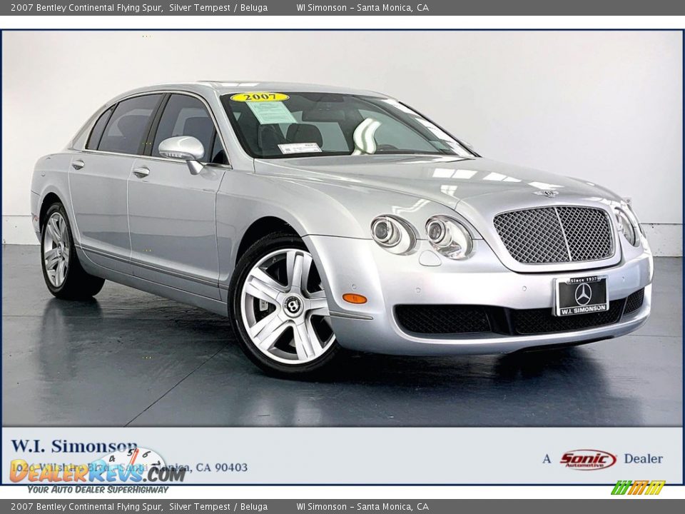 2007 Bentley Continental Flying Spur Silver Tempest / Beluga Photo #1