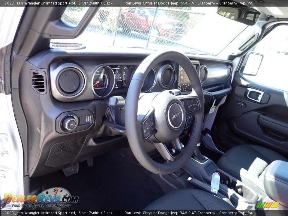 2023 Jeep Wrangler Unlimited Sport 4x4 Silver Zynith / Black Photo #22