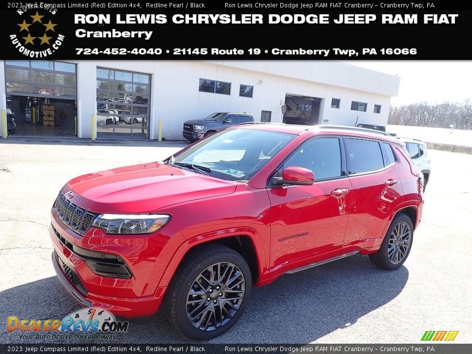 2023 Jeep Compass Limited (Red) Edition 4x4 Redline Pearl / Black Photo #1