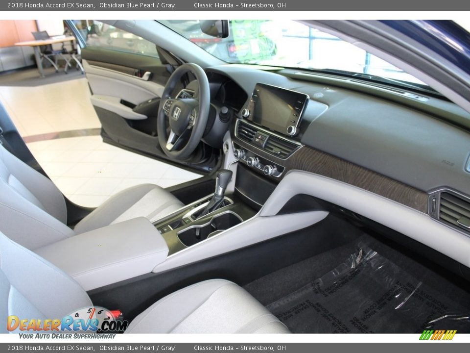 2018 Honda Accord EX Sedan Obsidian Blue Pearl / Gray Photo #15