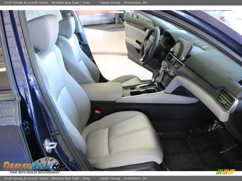 2018 Honda Accord EX Sedan Obsidian Blue Pearl / Gray Photo #16