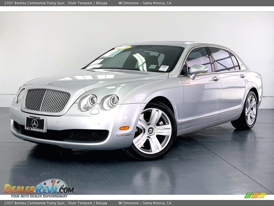 2007 Bentley Continental Flying Spur Silver Tempest / Beluga Photo #11