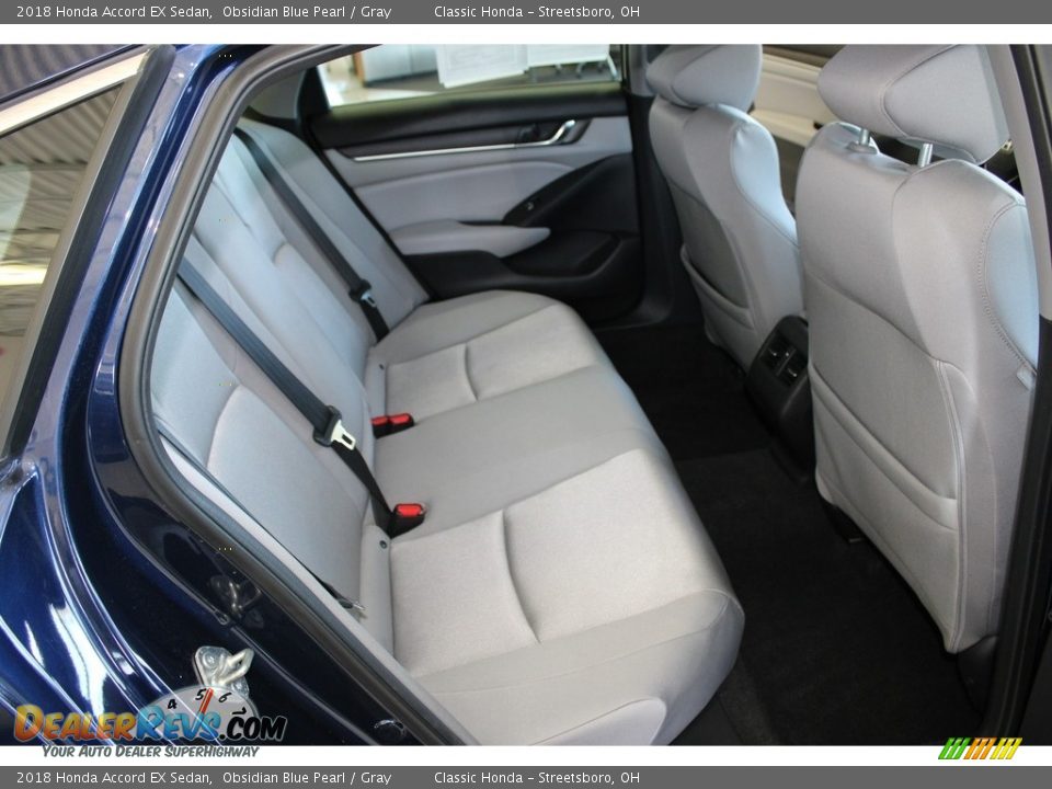 2018 Honda Accord EX Sedan Obsidian Blue Pearl / Gray Photo #20