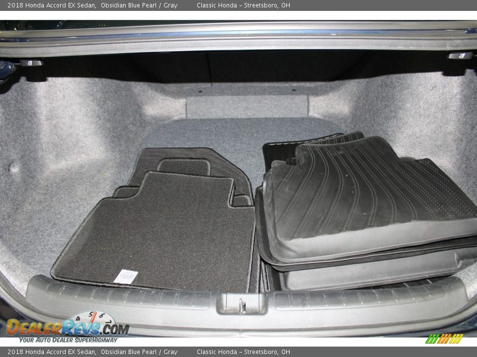 2018 Honda Accord EX Sedan Obsidian Blue Pearl / Gray Photo #21