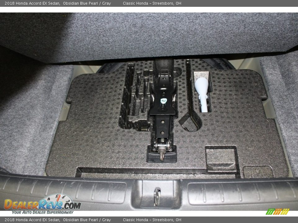 2018 Honda Accord EX Sedan Obsidian Blue Pearl / Gray Photo #22