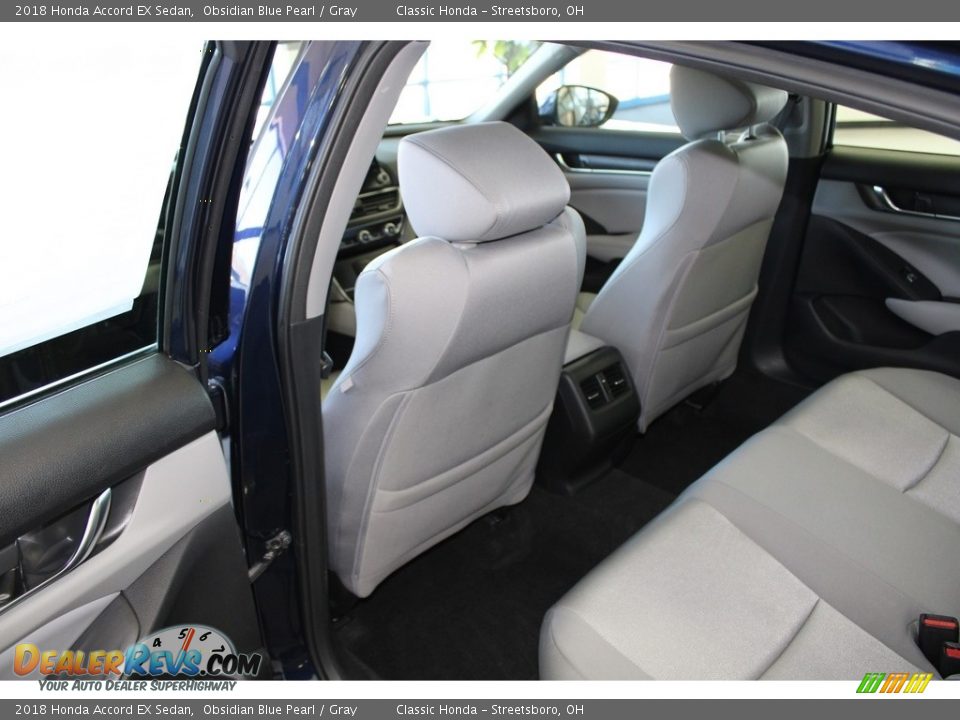 2018 Honda Accord EX Sedan Obsidian Blue Pearl / Gray Photo #24