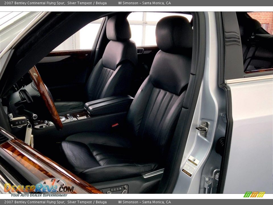 2007 Bentley Continental Flying Spur Silver Tempest / Beluga Photo #17