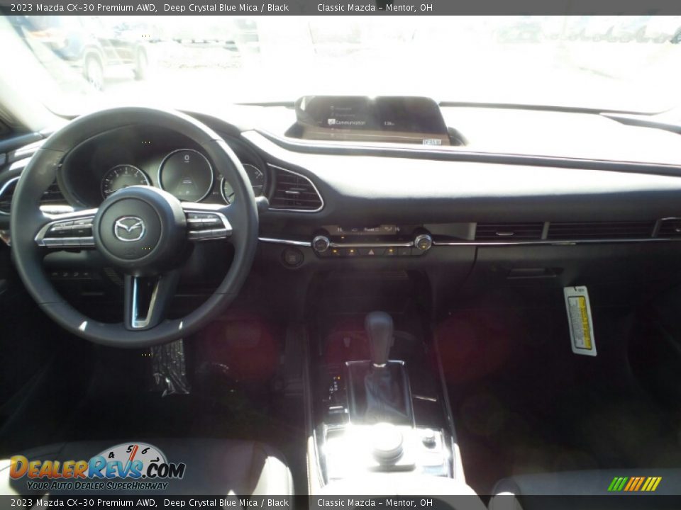 2023 Mazda CX-30 Premium AWD Deep Crystal Blue Mica / Black Photo #3