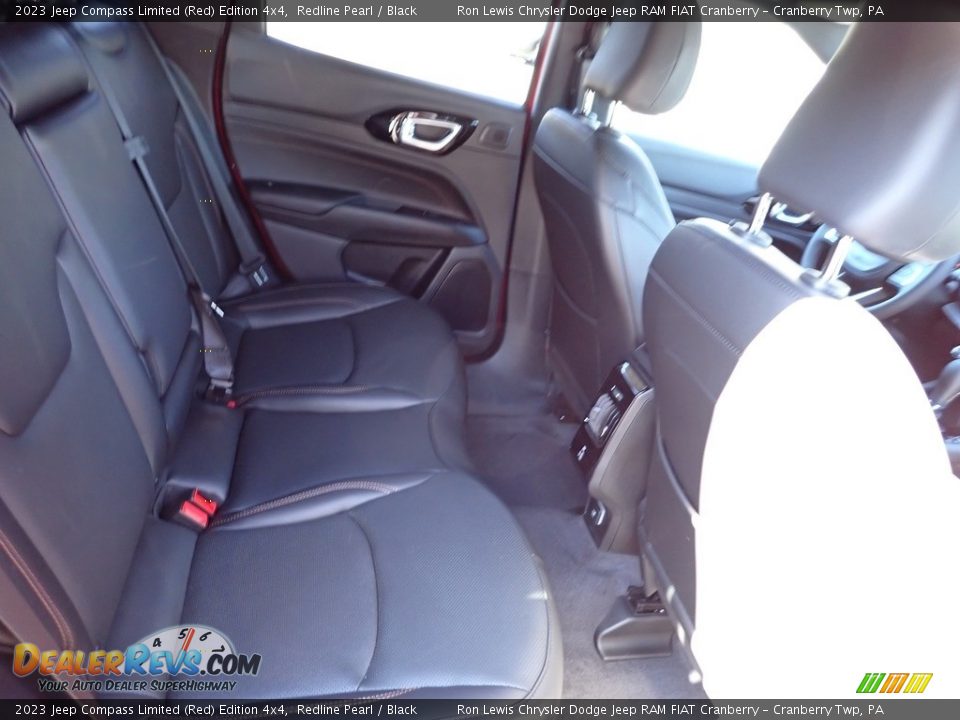 Rear Seat of 2023 Jeep Compass Limited (Red) Edition 4x4 Photo #12