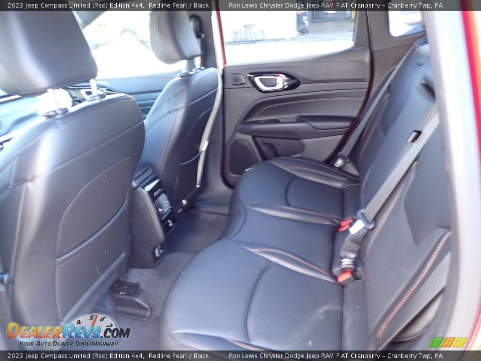Rear Seat of 2023 Jeep Compass Limited (Red) Edition 4x4 Photo #14