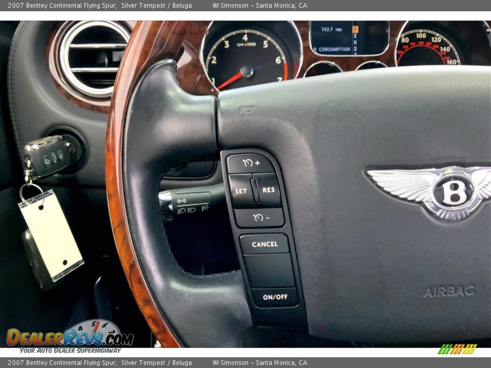 2007 Bentley Continental Flying Spur Silver Tempest / Beluga Photo #20