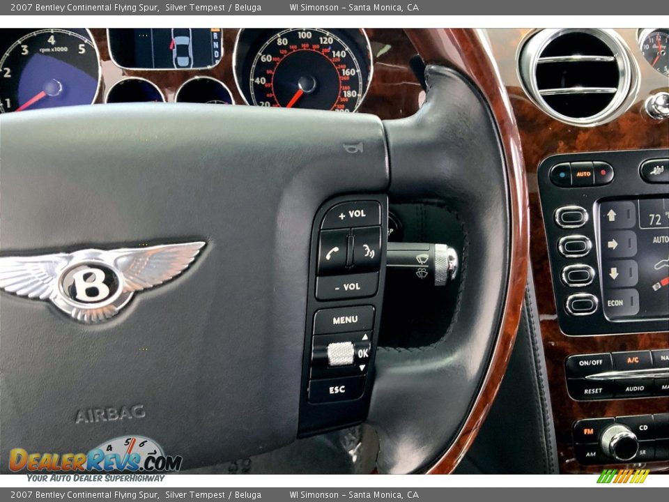 2007 Bentley Continental Flying Spur Silver Tempest / Beluga Photo #21
