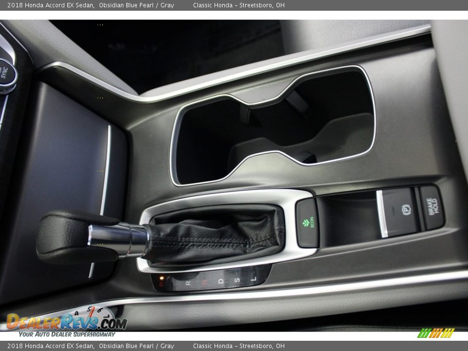 2018 Honda Accord EX Sedan Obsidian Blue Pearl / Gray Photo #34