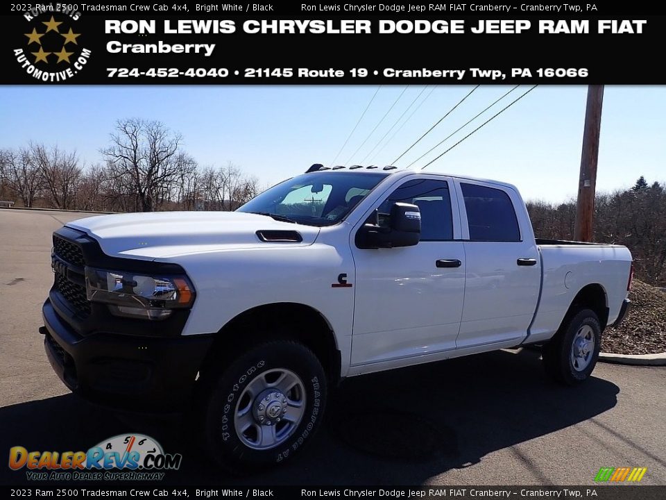 2023 Ram 2500 Tradesman Crew Cab 4x4 Bright White / Black Photo #1