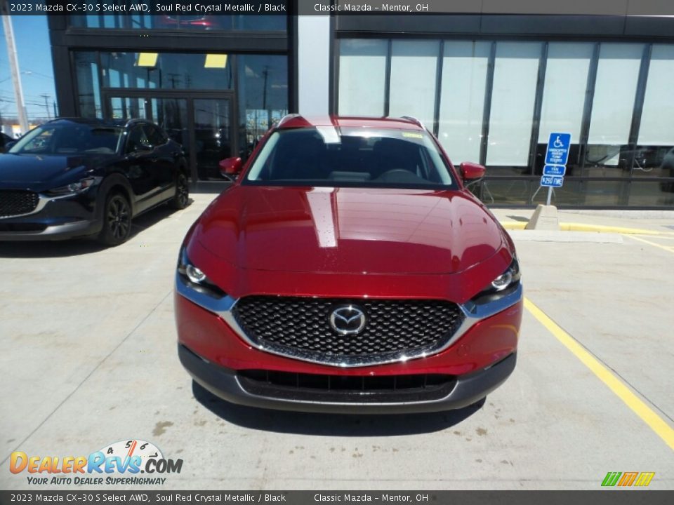 2023 Mazda CX-30 S Select AWD Soul Red Crystal Metallic / Black Photo #2