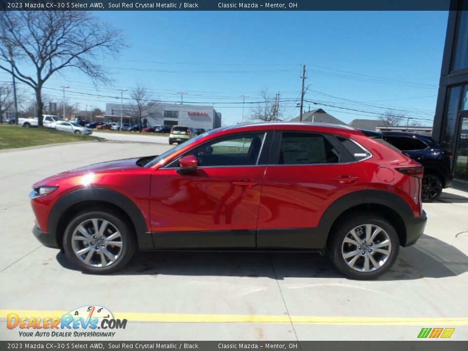 2023 Mazda CX-30 S Select AWD Soul Red Crystal Metallic / Black Photo #6