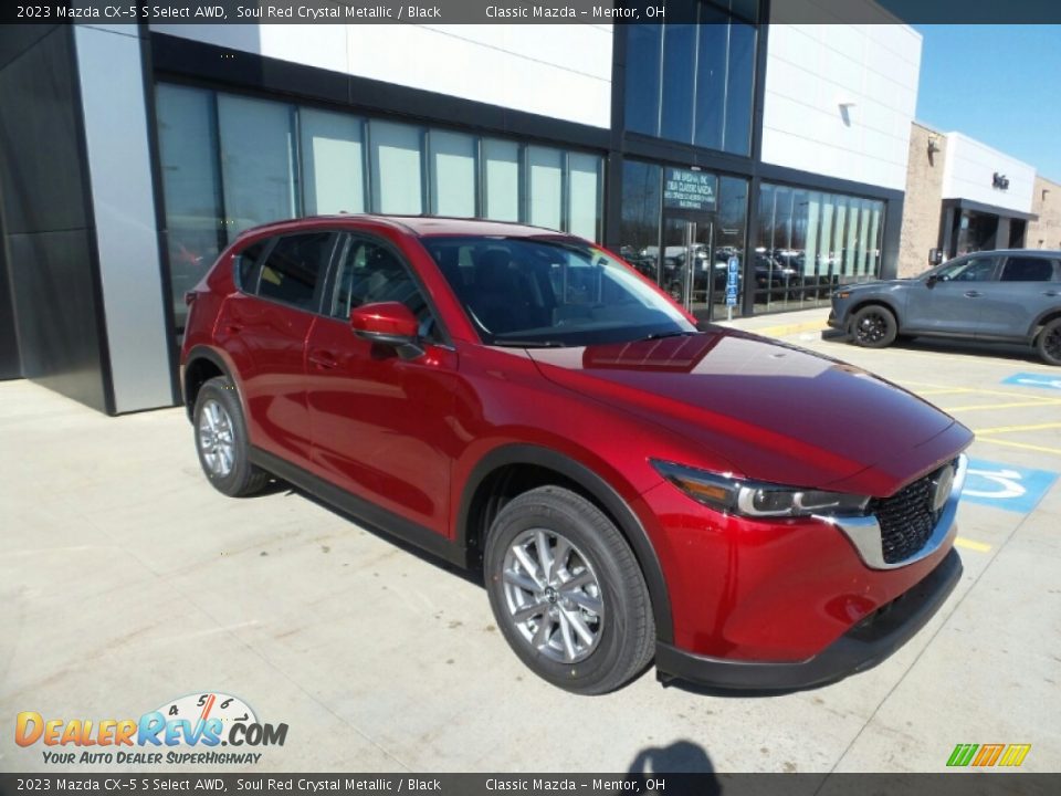 2023 Mazda CX-5 S Select AWD Soul Red Crystal Metallic / Black Photo #1