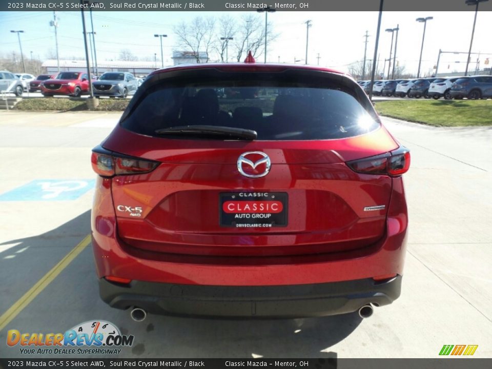 2023 Mazda CX-5 S Select AWD Soul Red Crystal Metallic / Black Photo #5