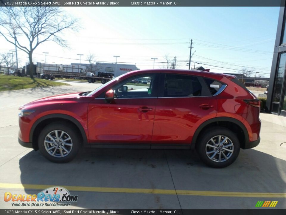 2023 Mazda CX-5 S Select AWD Soul Red Crystal Metallic / Black Photo #6