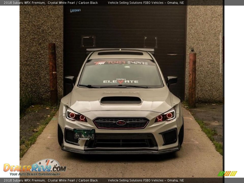 2018 Subaru WRX Premium Crystal White Pearl / Carbon Black Photo #3