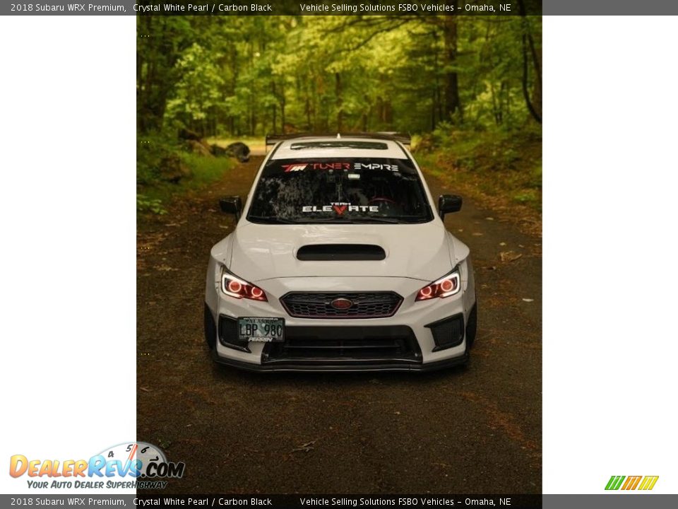 2018 Subaru WRX Premium Crystal White Pearl / Carbon Black Photo #5