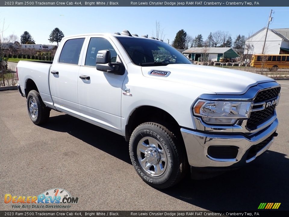 2023 Ram 2500 Tradesman Crew Cab 4x4 Bright White / Black Photo #7