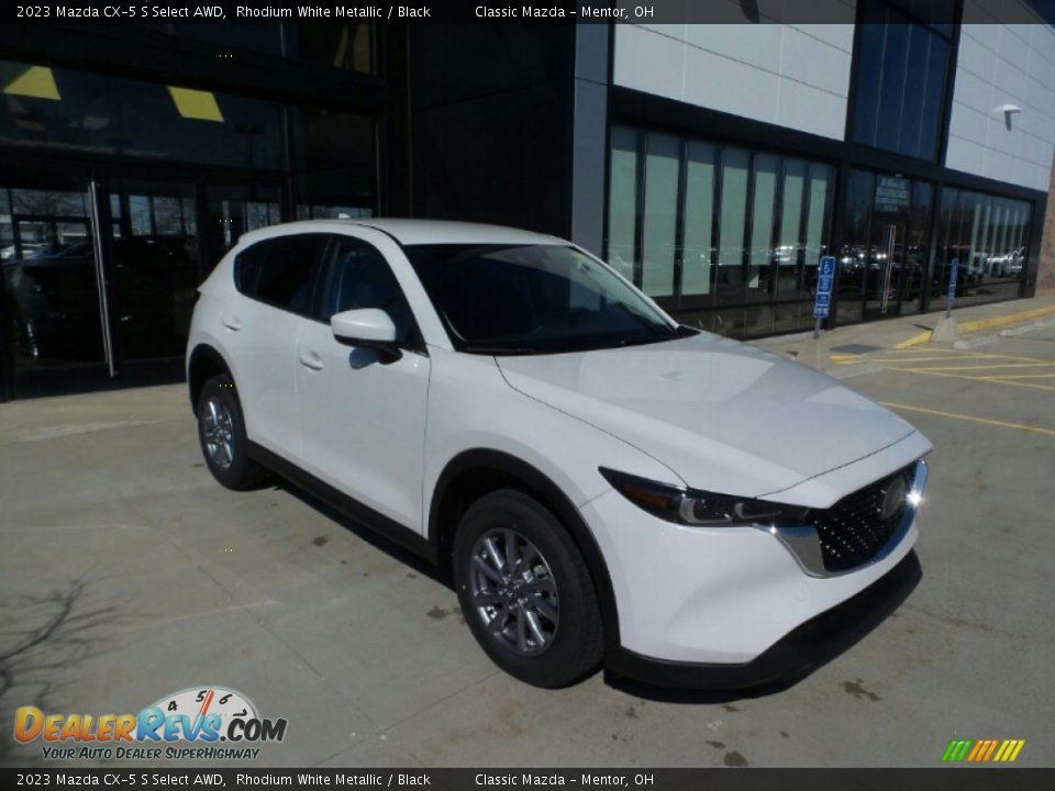 2023 Mazda CX-5 S Select AWD Rhodium White Metallic / Black Photo #1