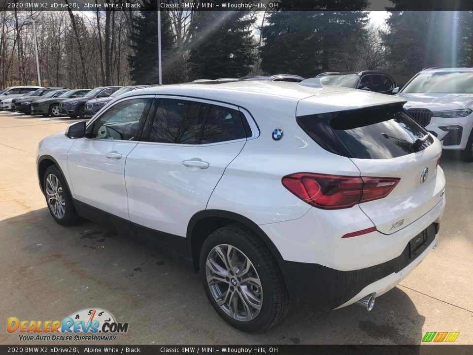 2020 BMW X2 xDrive28i Alpine White / Black Photo #2