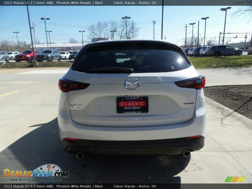 2023 Mazda CX-5 S Select AWD Rhodium White Metallic / Black Photo #5
